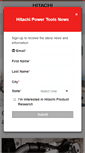Mobile Screenshot of hitachipowertools.com